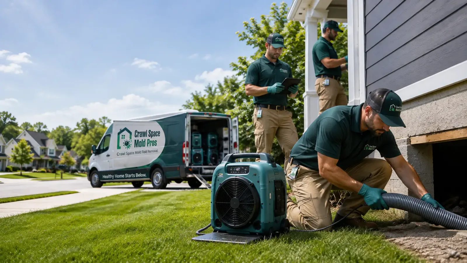 Crawl Space Mold Removal in New Salem, MA